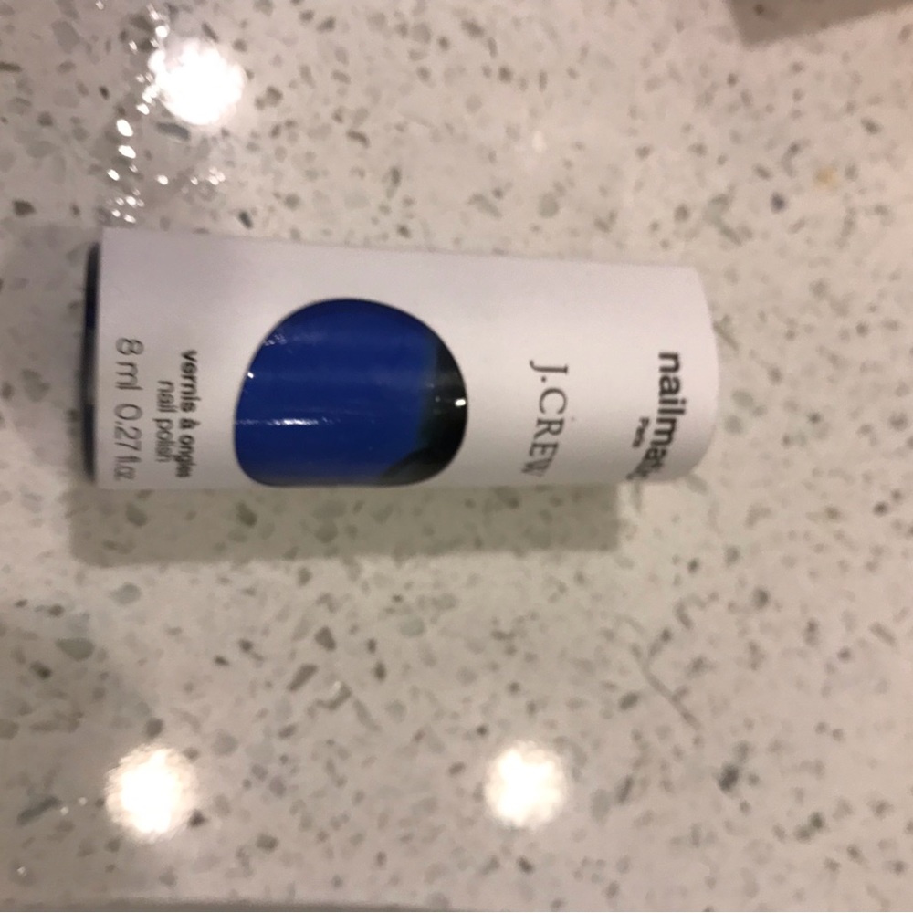 Jcrew royal blue color nail polish nwt